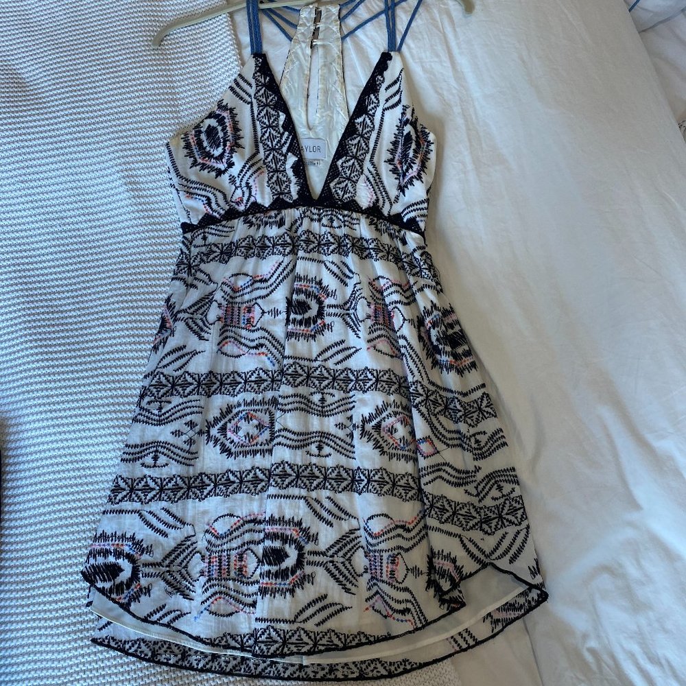 Saylor White Mini Dress